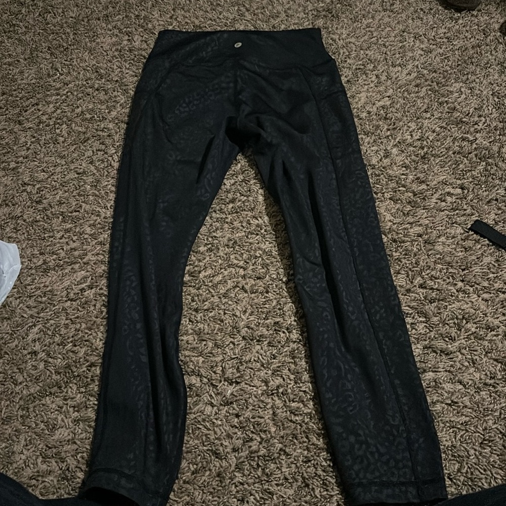 Black (cheeta print) leggings